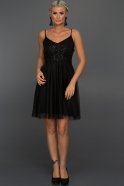 Short Black Evening Dress AR36858