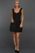 Short Black Invitation Dress EK4045