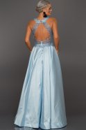 Long Blue Evening Dress ABU529