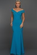 Long Blue Evening Dress ST4010