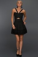 Short Black Invitation Dress EK4171
