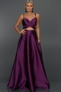 Long Purple Evening Dress ABU131