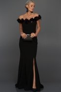 Long Black Evening Dress ST9146