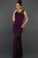 Long Purple Evening Dress AR36799