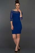 Short Sax Blue Evening Dress AR36828