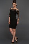 Short Black Evening Dress AR36828