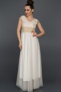 Long White Evening Dress AR36836