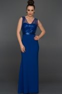 Long Sax Blue Evening Dress AR36947