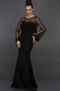 Long Black Prom Dress C7226
