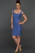 Short Blue Evening Dress C8038