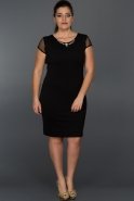 Short Black Plus Size Dress AR36862