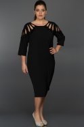Short Black Plus Size Dress BC8666