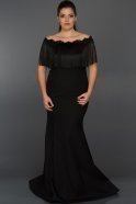 Long Black Oversized Dress ABU024