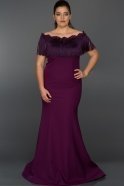 Long Violet Oversized Dress ABU024