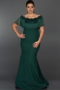Long Emerald Green Oversized Dress ABU024