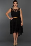 Short Black Plus Size Dress N98511