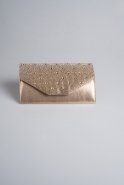 Gold Round Stone Evening Handbags V430