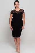 Short Black Plus Size Dress AR36676