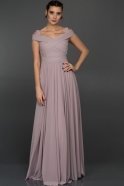 Long Light Lavender Evening Dress ABU008