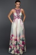 Long Pink Evening Dress ALY7541
