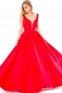 Long Red Evening Dress ABU145