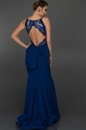 Long Sax Blue Evening Dress ALY6417
