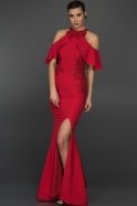 Long Red Evening Dress F258