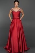 Long Red Evening Dress ABU065