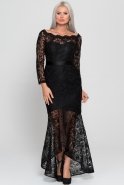 Long Black Evening Dress ALY7350