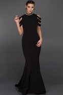 Long Black Evening Dress T2814