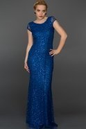 Long Sax Blue Evening Dress AR36700