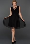 Short Black Evening Dress AR36848
