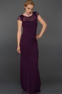 Long Purple Evening Dress AR36883