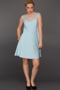 Short Blue Evening Dress AR36949