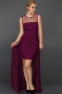 Long Violet Evening Dress AR36952