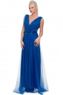 Long Sax Blue Evening Dress AN2350