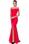 Long Red Evening Dress ABU125