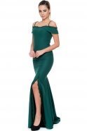 Long Emerald Green Evening Dress ABU125