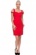 Short Red Evening Dress C8038