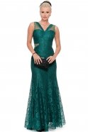 Long Emerald Green Evening Dress J1181