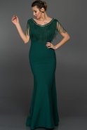 Long Emerald Green Evening Dress W6022