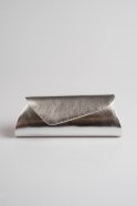 Silver Leather Portfolio Bags V455-01