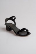 Black Silvery-Mirror Evening Shoes PK5302