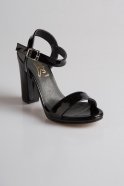 Black Patent Leather Evening Shoes PK6302