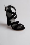 Black Suede Evening Shoes PK6307
