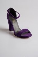 Purple Suede Evening Shoes PK6308