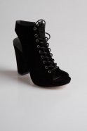Black Suede Evening Shoes PK6320