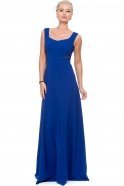Long Sax Blue Evening Dress T2661