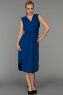 Short Sax Blue Evening Dress T2998