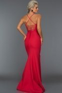 Long Red Evening Dress ABU043